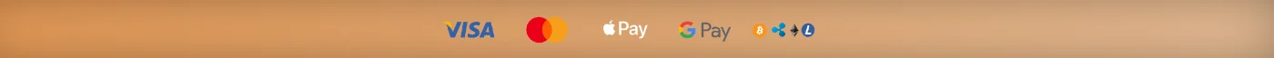 Métodos de pago de Corgibet Casino con Visa, Mastercard, Apple Pay, Google Pay y criptomonedas
